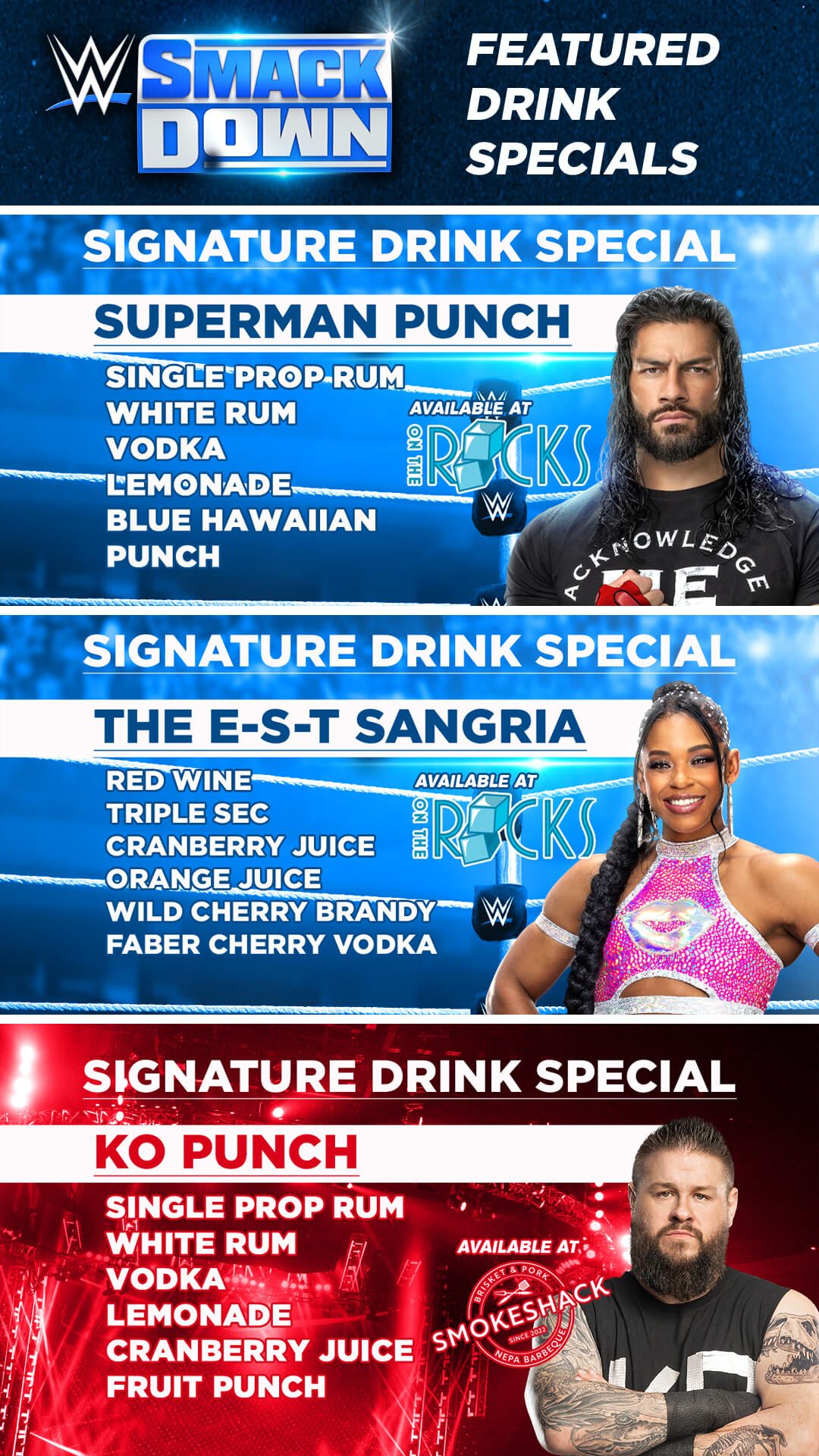 WWE Drinks